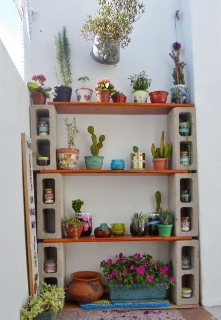 The best cinder block garden design ideas in your frontyard 19