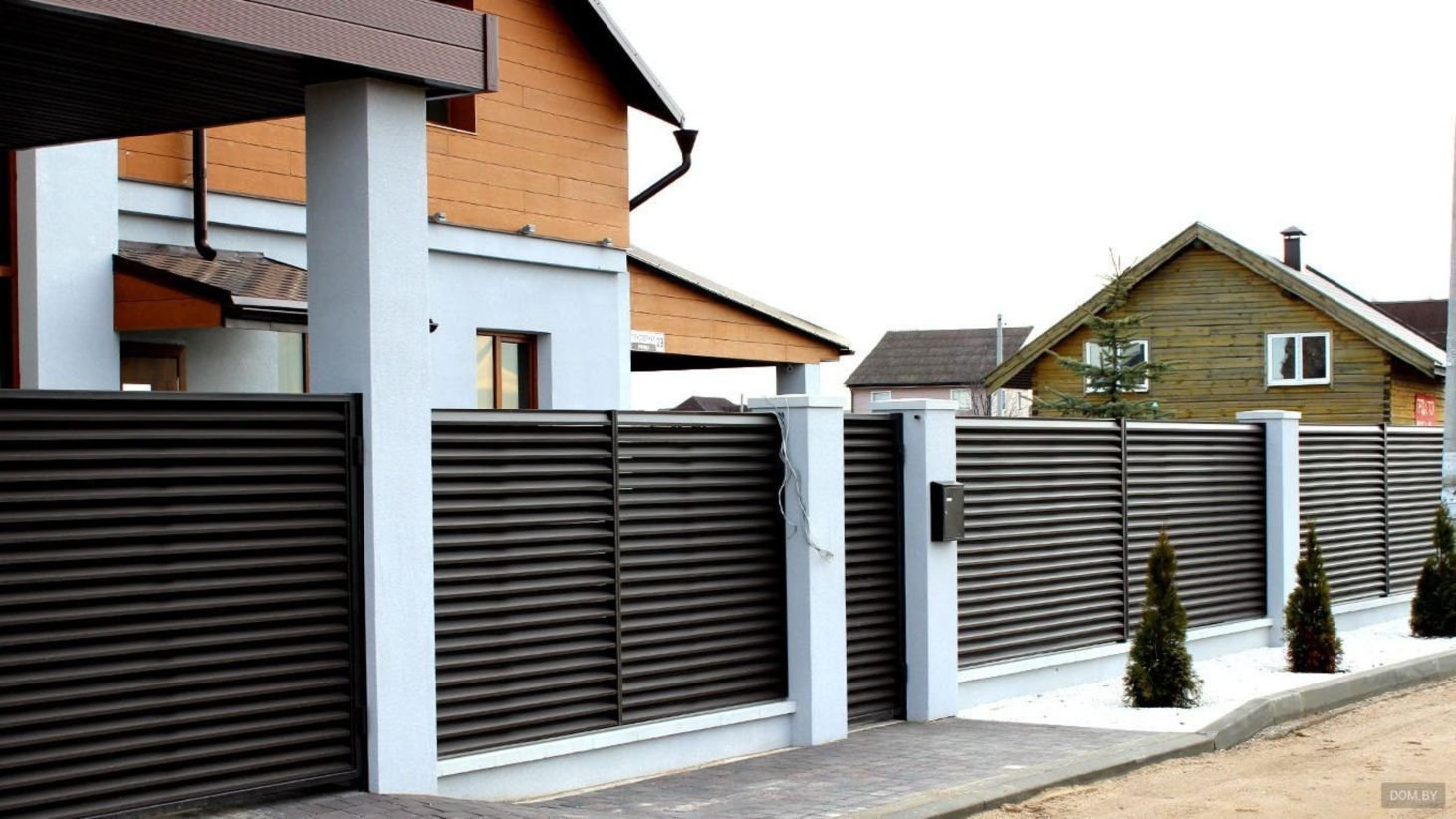 The best fence wooden design that you can try in your home 06