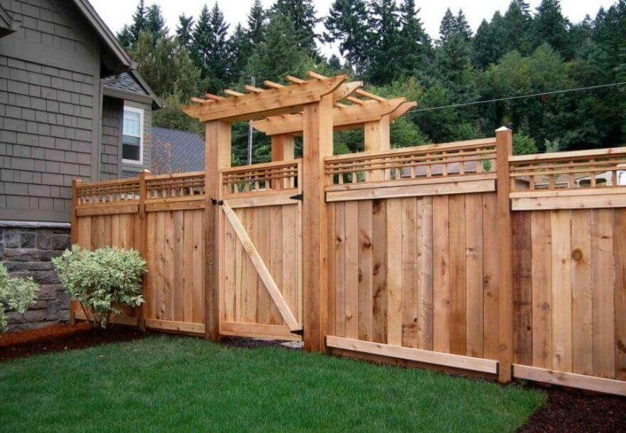 The best fence wooden design that you can try in your home 14