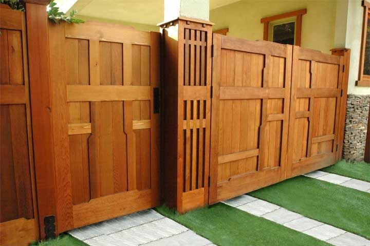 The best fence wooden design that you can try in your home 23