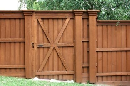 The best fence wooden design that you can try in your home 24
