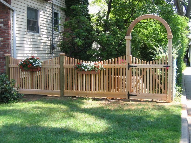 The best fence wooden design that you can try in your home 38
