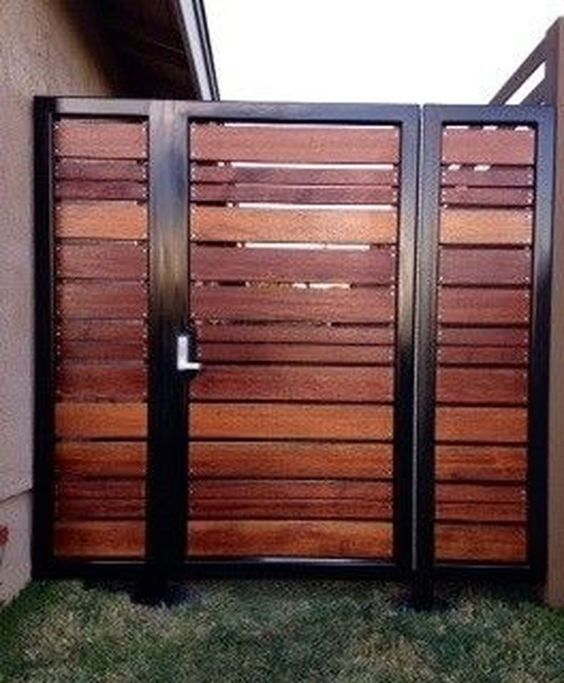 The best gate design ideas that you can copy right now in your home 28