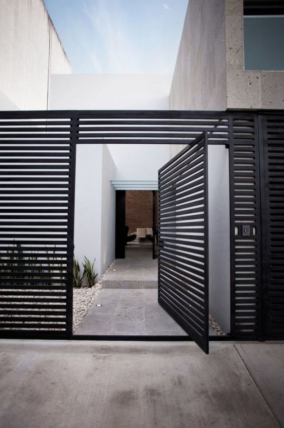 The best gate design ideas that you can copy right now in your home 34