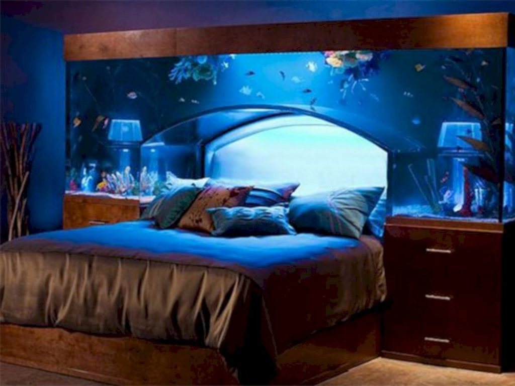 Aquarium design ideas that make your home look beauty 25