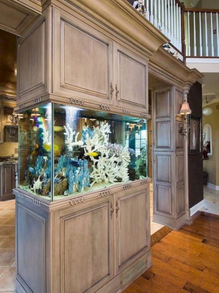 Aquarium design ideas that make your home look beauty 28
