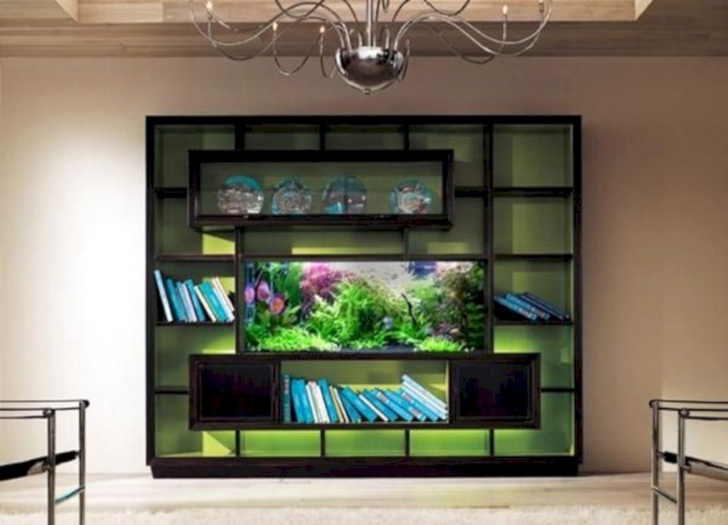 Aquarium design ideas that make your home look beauty 32