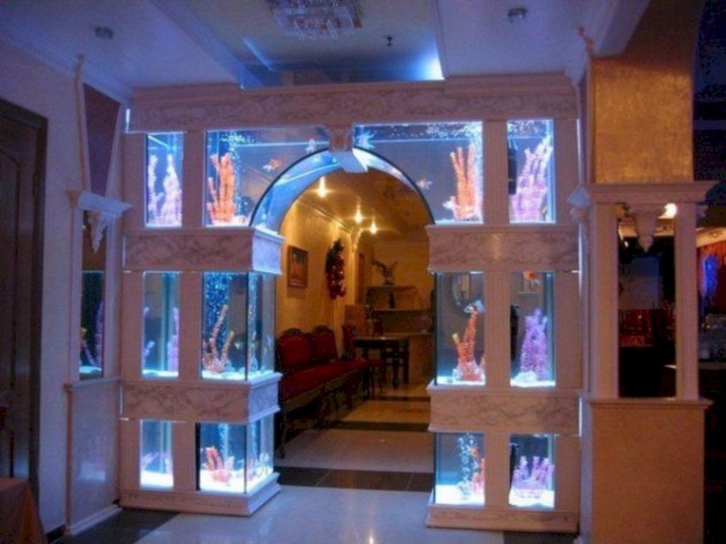 Aquarium design ideas that make your home look beauty 39