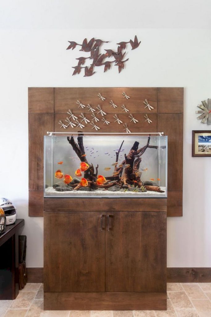 Aquarium design ideas that make your home look beauty 49