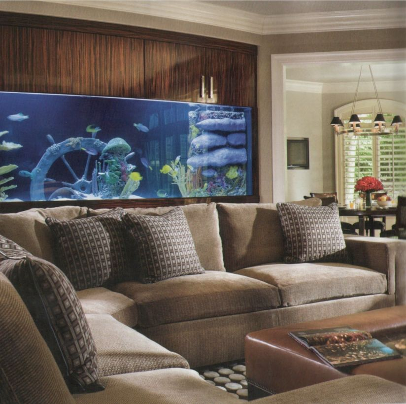 Aquarium design ideas that make your home look beauty 52