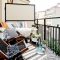 Beauty view design ideas for balcony apartment that make you cozy 03
