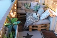 Beauty view design ideas for balcony apartment that make you cozy 04
