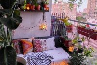 Beauty view design ideas for balcony apartment that make you cozy 09