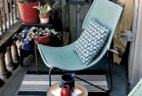 Beauty view design ideas for balcony apartment that make you cozy 15