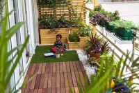 Beauty view design ideas for balcony apartment that make you cozy 19
