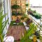 Beauty view design ideas for balcony apartment that make you cozy 19