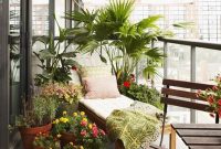 Beauty view design ideas for balcony apartment that make you cozy 24