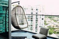 Beauty view design ideas for balcony apartment that make you cozy 27