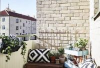 Beauty view design ideas for balcony apartment that make you cozy 29