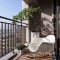 Beauty view design ideas for balcony apartment that make you cozy 30