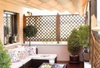 Beauty view design ideas for balcony apartment that make you cozy 34