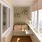 Beauty view design ideas for balcony apartment that make you cozy 40