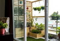 Beauty view design ideas for balcony apartment that make you cozy 45