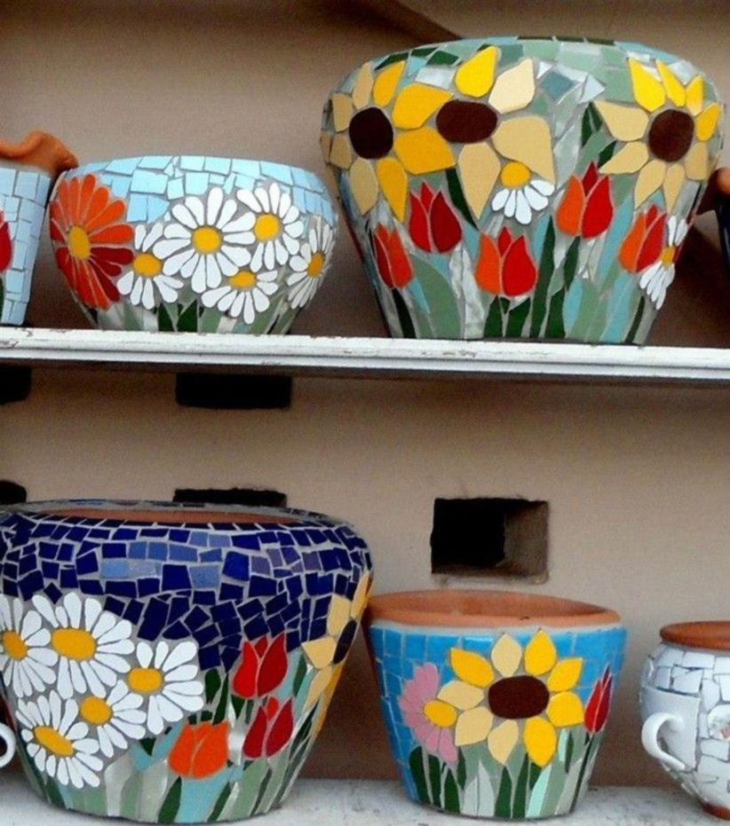 Flower pot decoration ideas that you can try in your home 05