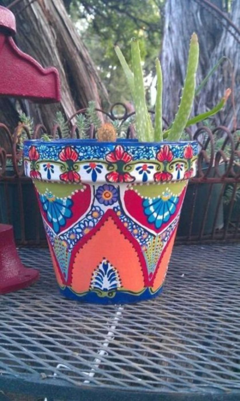 Flower pot decoration ideas that you can try in your home 12