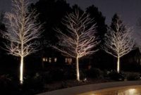 Front yard exterior design with beautiful garden lights 08