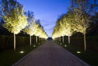 Front yard exterior design with beautiful garden lights 14