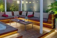 Front yard exterior design with beautiful garden lights 15