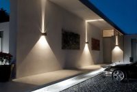 Front yard exterior design with beautiful garden lights 16