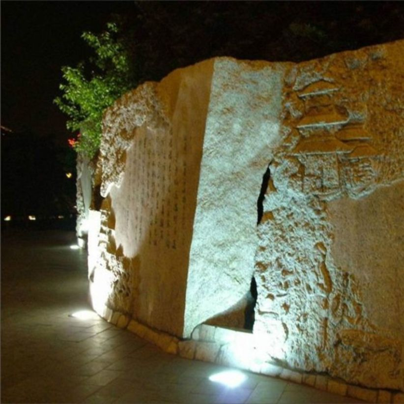 Front yard exterior design with beautiful garden lights 18