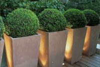 Front yard exterior design with beautiful garden lights 21
