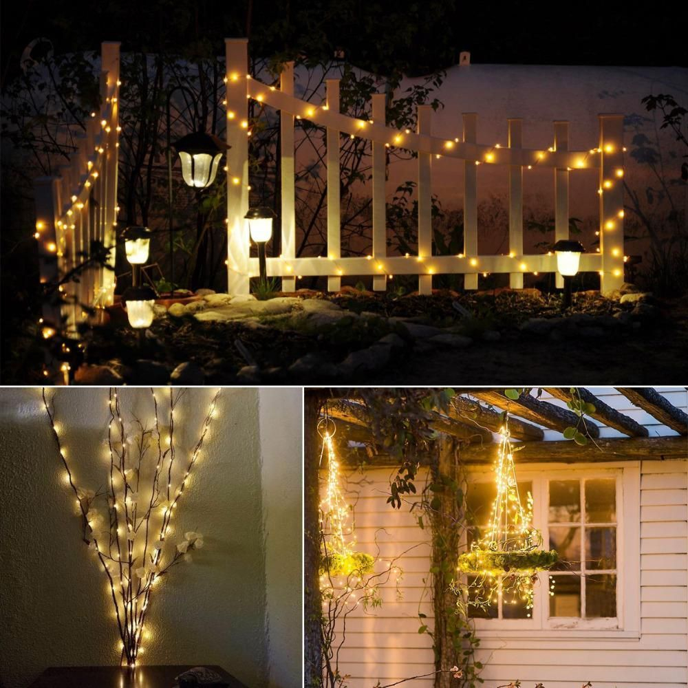 Front yard exterior design with beautiful garden lights 23