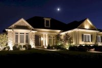 Front yard exterior design with beautiful garden lights 41