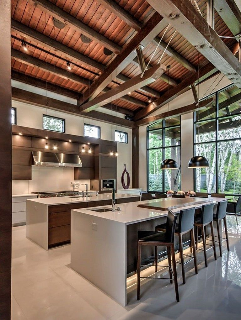 Modern kitchen design ideas you can try in your dream home 24