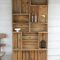 Wooden cabinet design ideas for book diy that you can make in your home 07