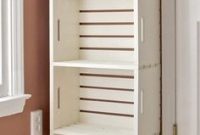 Wooden cabinet design ideas for book diy that you can make in your home 14
