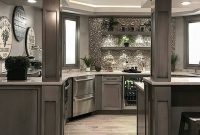 Wooden cabinet design ideas for book diy that you can make in your home 39