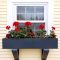 Exterior decoration ideas with flower in window 01