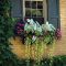 Exterior decoration ideas with flower in window 04