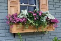 Exterior decoration ideas with flower in window 08
