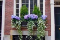 Exterior decoration ideas with flower in window 14