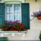 Exterior decoration ideas with flower in window 25