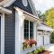 Exterior decoration ideas with flower in window 30