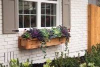 Exterior decoration ideas with flower in window 32