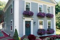 Exterior decoration ideas with flower in window 33