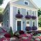 Exterior decoration ideas with flower in window 33